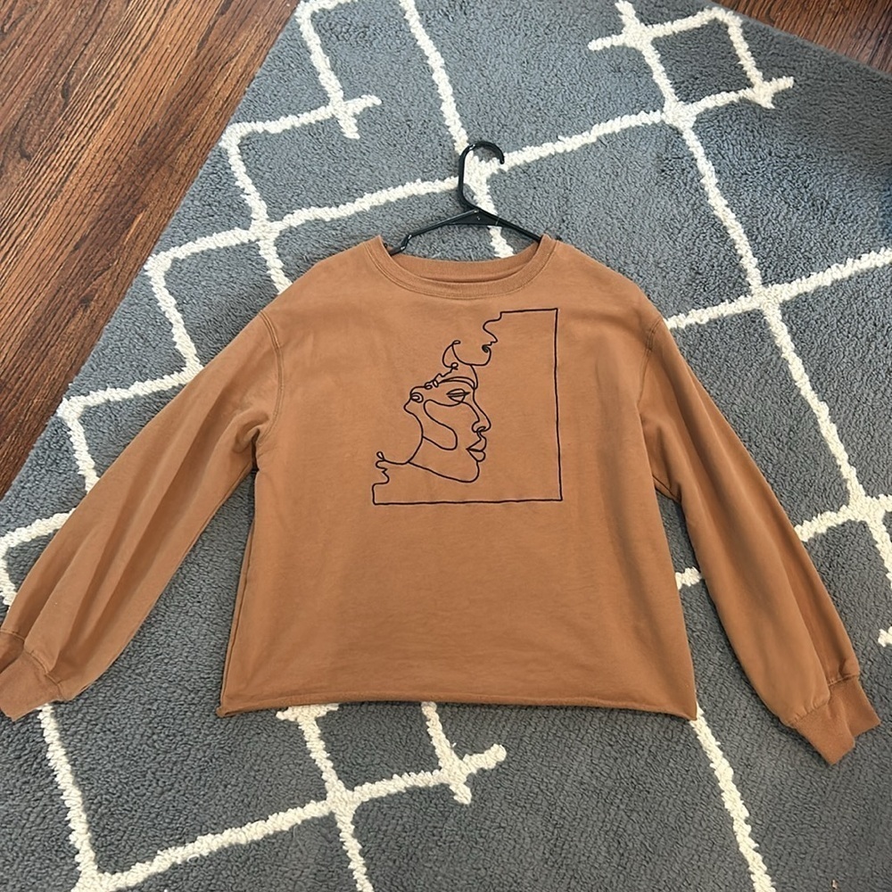 Well Worn Embroidered Women Sweatshirt